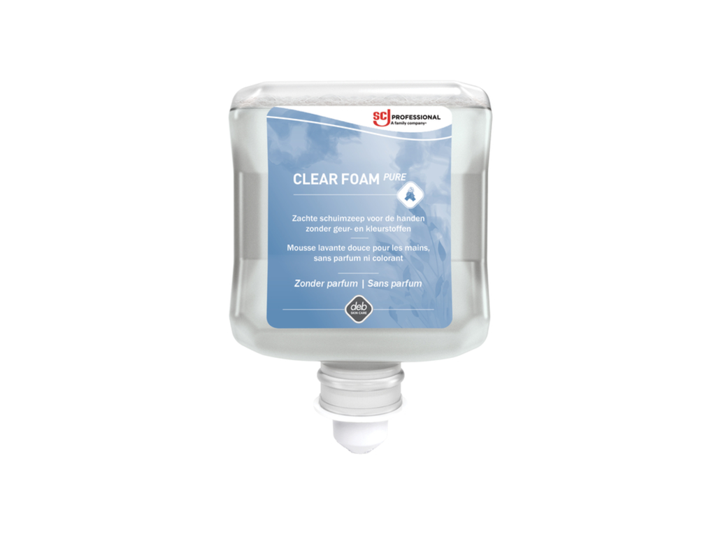 Handzeep SCJ Clear Foam Pure parfumvrij 1000ml