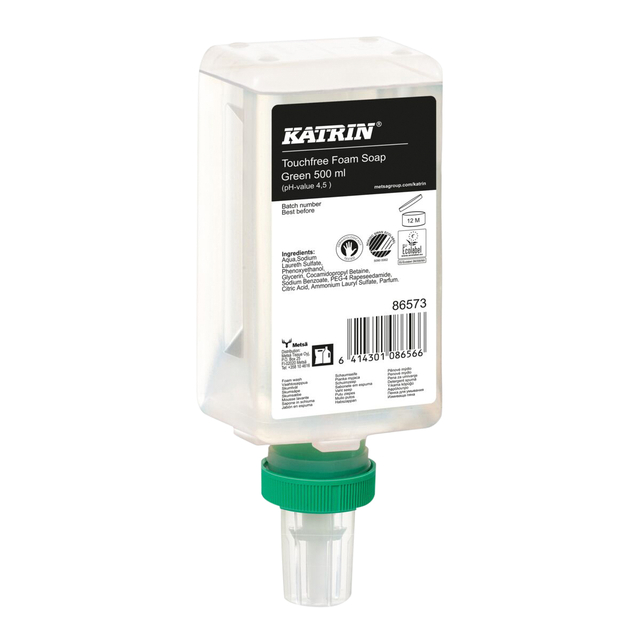 Handzeep Katrin Green schuim touchfree 500ml 
