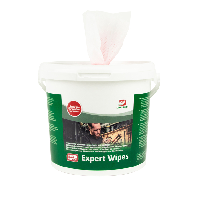 Reinigingsdoek Dreumex Expert Wipes emmer wit (130)