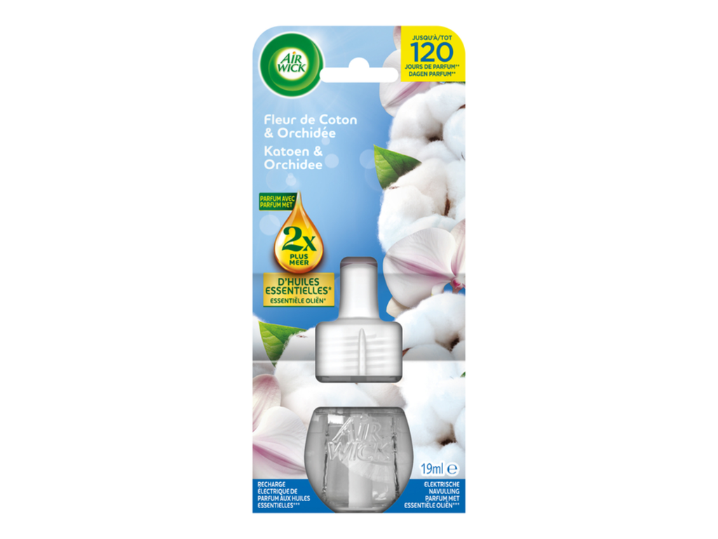 Luchtverfrisser AirWick Electrical Cotton flower refill 19ml