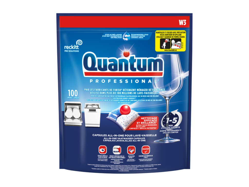 Vaatwastabletten Quantum Pro All-in-one (100)
