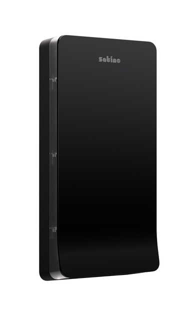 Handdoekdispenser Satino PT2 Hyginity XL zwart 