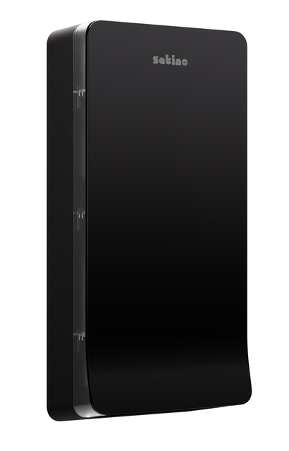 Handdoekdispenser Satino PT3 Hyginity XL zwart 