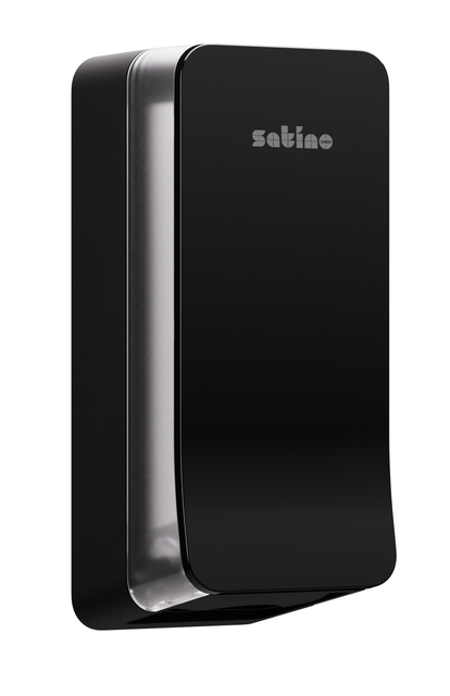 Toiletpapierdispenser Satino BT1 Hyginity gevouwen zwart 