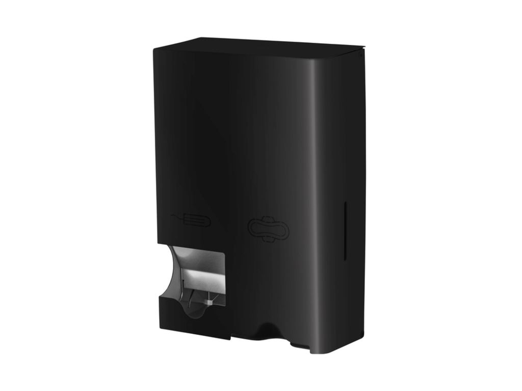 Dameshygiënedispenser MediQo-line klein RVS zwart