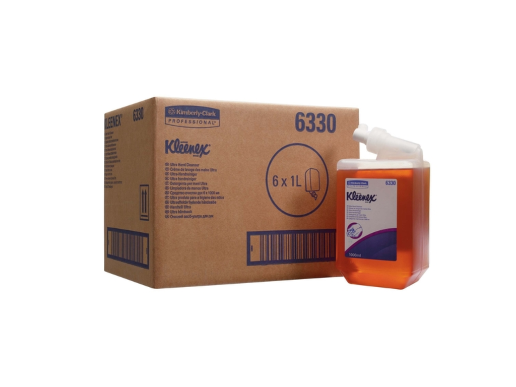 Handzeep Kleenex Ultra vloeibaar amber 1000ml (6)