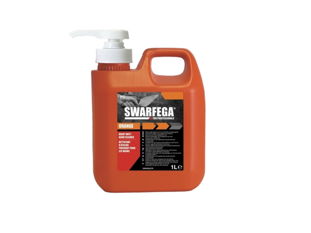 Handreiniger SCJ Swarfega Orange 1 liter met pomp