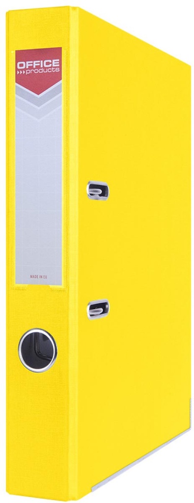 Ordner OFFICE products voor A4  uit karton rug van 5,5 cm geel