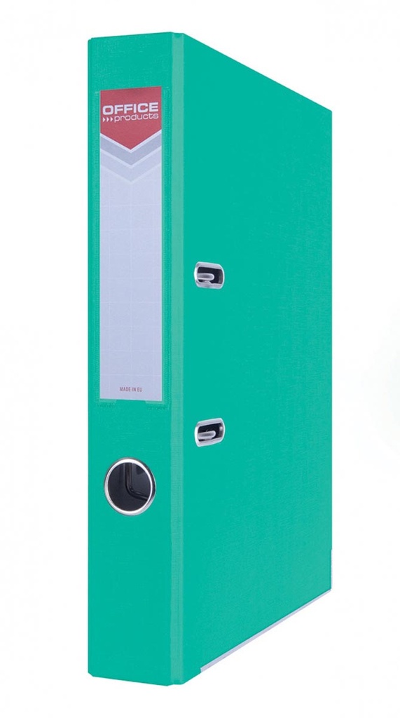 Ordner OFFICE products voor A4  uit karton rug van 5,5 cm turquoise
