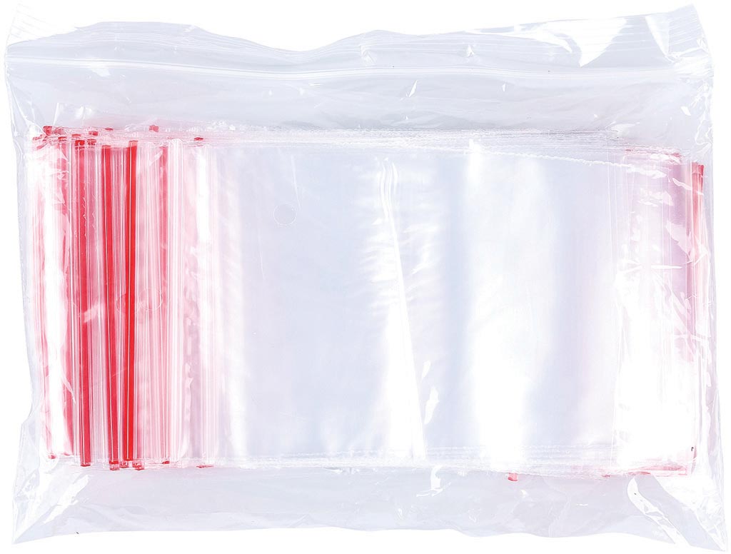 Gripsealzakje OFFICE products transparant 70 x 100 mm