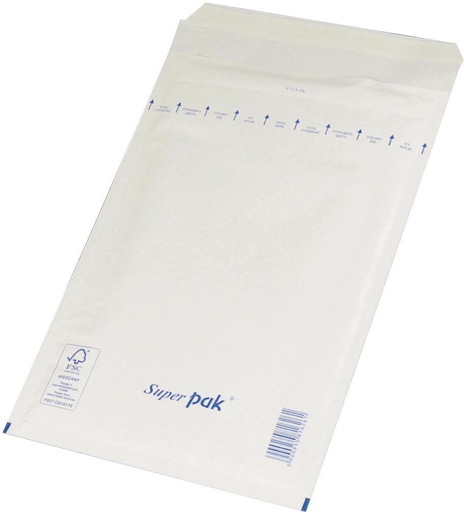 Luchtkussenenveloppen OFFICE products met stripsluiting 230 x 340 mm  wit (100)