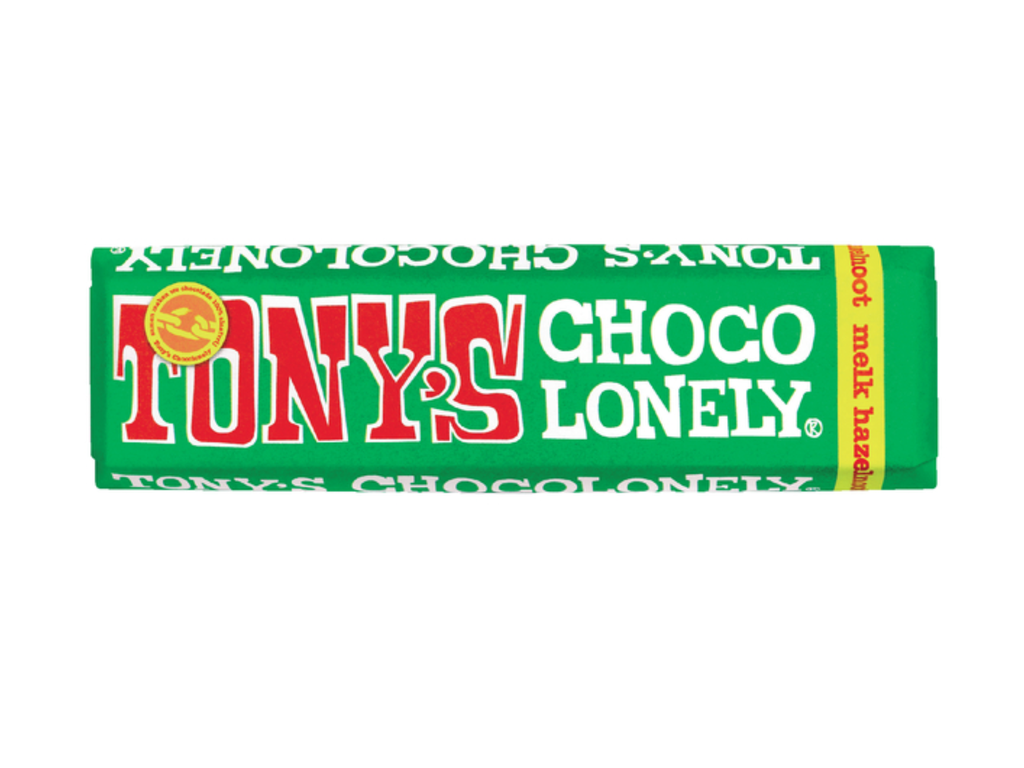 Chocolade Tony's Chocolonely hazelnoot reep 47gr