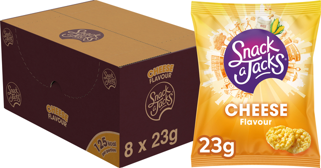 Mini rijstwafels Snack-a-Jacks cheese (8)