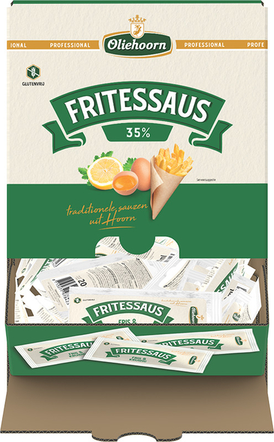 Fritessaus Oliehoorn 35% glutenvrij sachet 20ml (198)