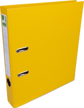 [TIM-KF12086] Ordner Q-Connect PP A4 rug 50mm  (geel)