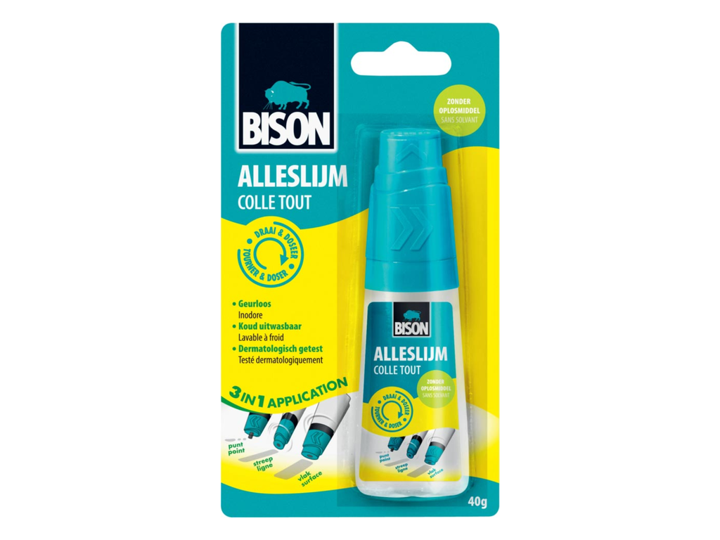 Alleslijm bison  draai & doseer 40g