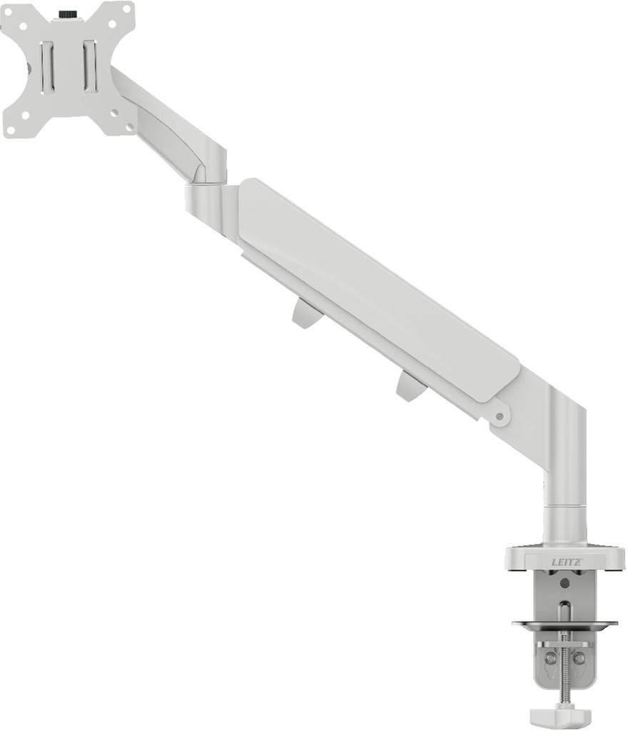 Ergo monitorarm Leitz enkel lichtgrijs