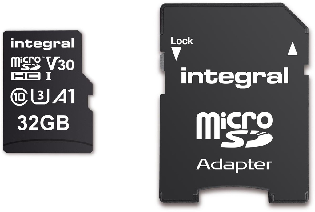 Geheugenkaart Integral MicroSDXC V30 32GB