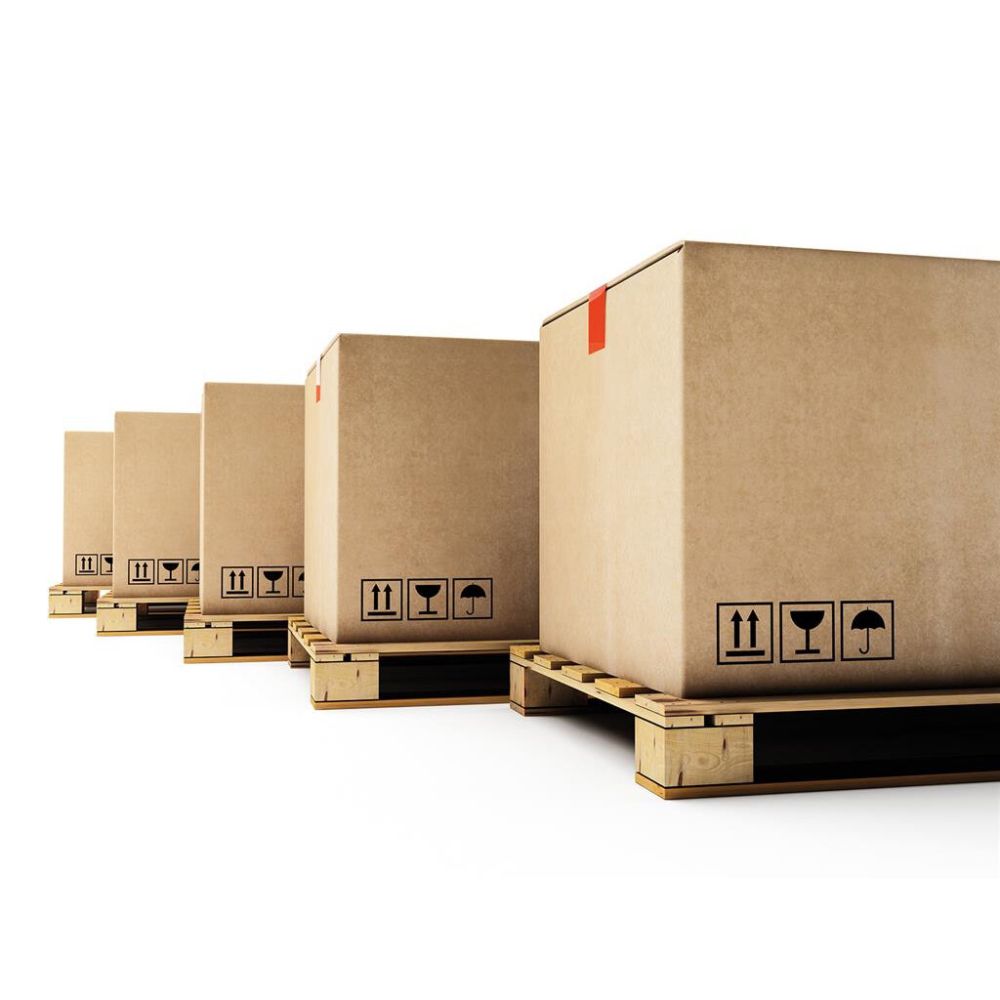 Containerdoos dubbele golf 1200x800x800mm bruin