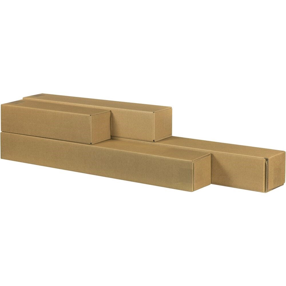 Longbox vierkant telescopisch 440x105x105mm bruin (10)