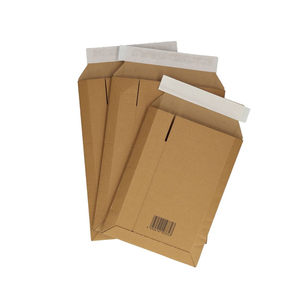 Verzendomslag golfkarton 357x246mm bruin (100)