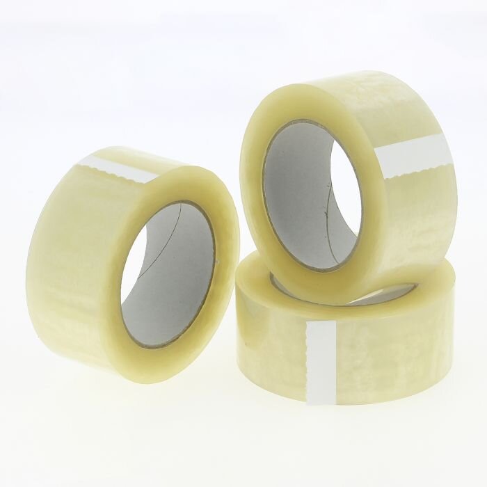 Tape PP solvent 48mmx990m transparant machinaal 