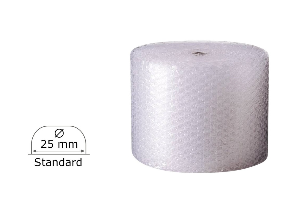 Bubbelfolie Flex nop 25mm 50cmx50m op rol 