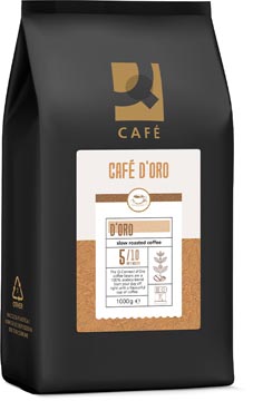Koffiebonen Q-connect café D'oro 1kg 
