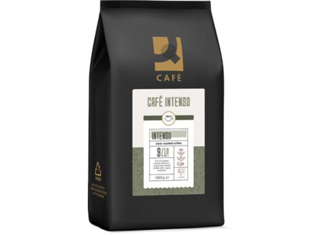 Koffiebonen Q-connect café Intenso 1kg