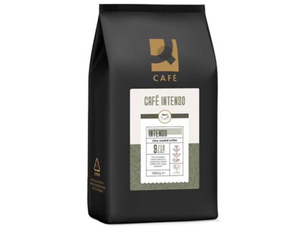 Koffiebonen Q-connect café Rosso1kg 