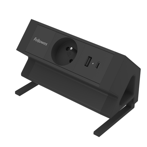 Power Desk Fellowes zwart (BE)