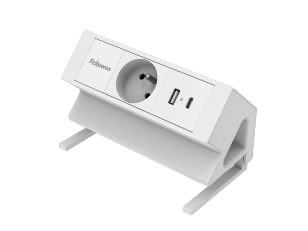 Power Desk Fellowes wit (BE)