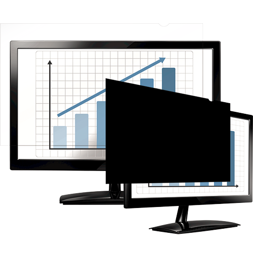 PrivaScreen Fellowes black-out privacy filter - 23" breedbeeld 