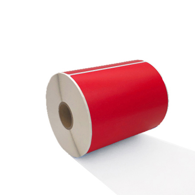 Compatibele Zebra etiket 102x150mm permanent rood (300)