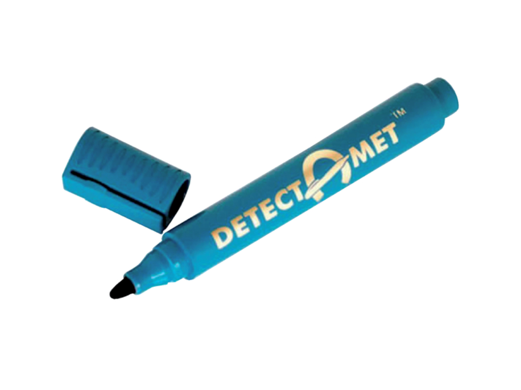 Detecteerbare marker Detectamet rond blauw