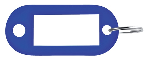 [QUA-8008926] Sleutelhanger Pavo 30x14mm (100) (blauw)