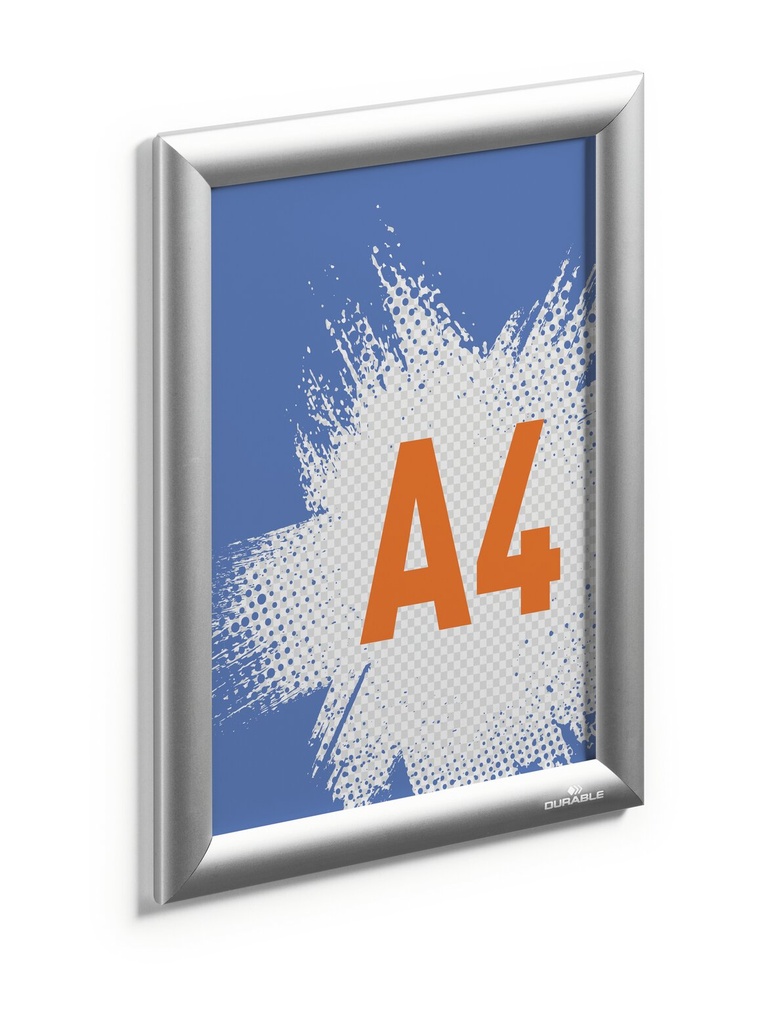 Kliklijst Durable aluminium outdoor A4 zilver
