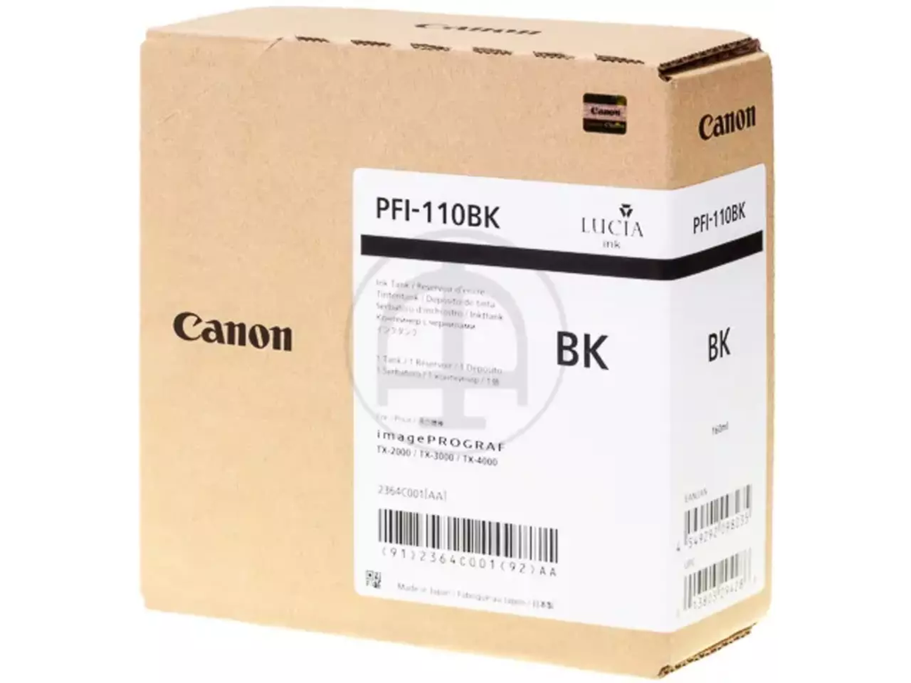 Cartridge Canon Inkjet PFI-110 imagePROGRAF TX4100 160ml