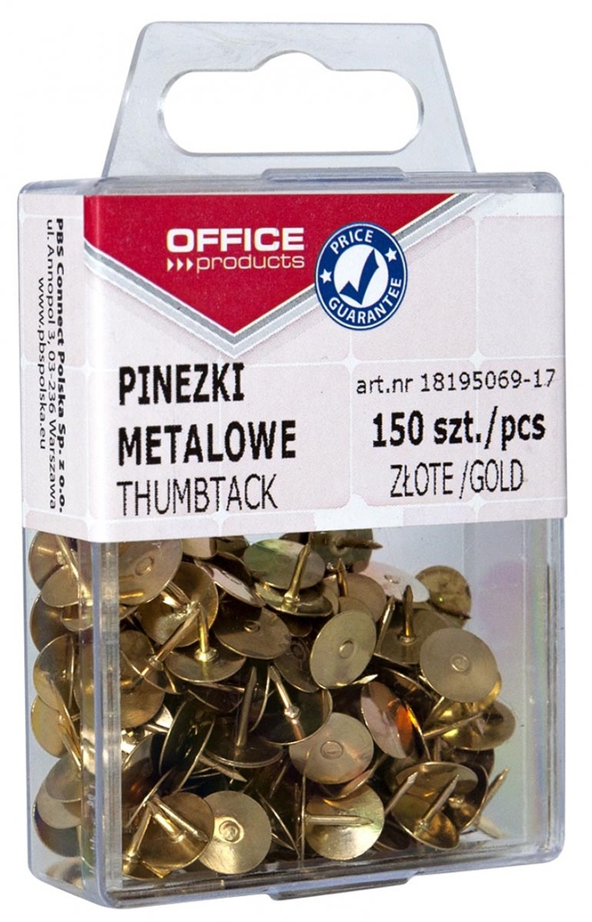 Punaise Office Products goud (150)