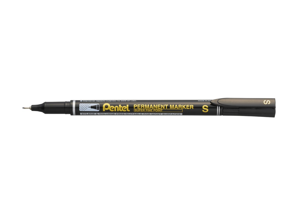 Permanent marker Pentel NFS410 zwart