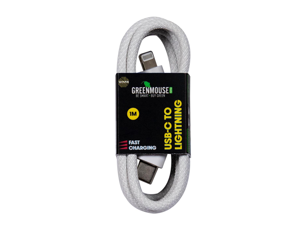Kabel Greenmouse USB-C naar 8-pin 1 m   woven