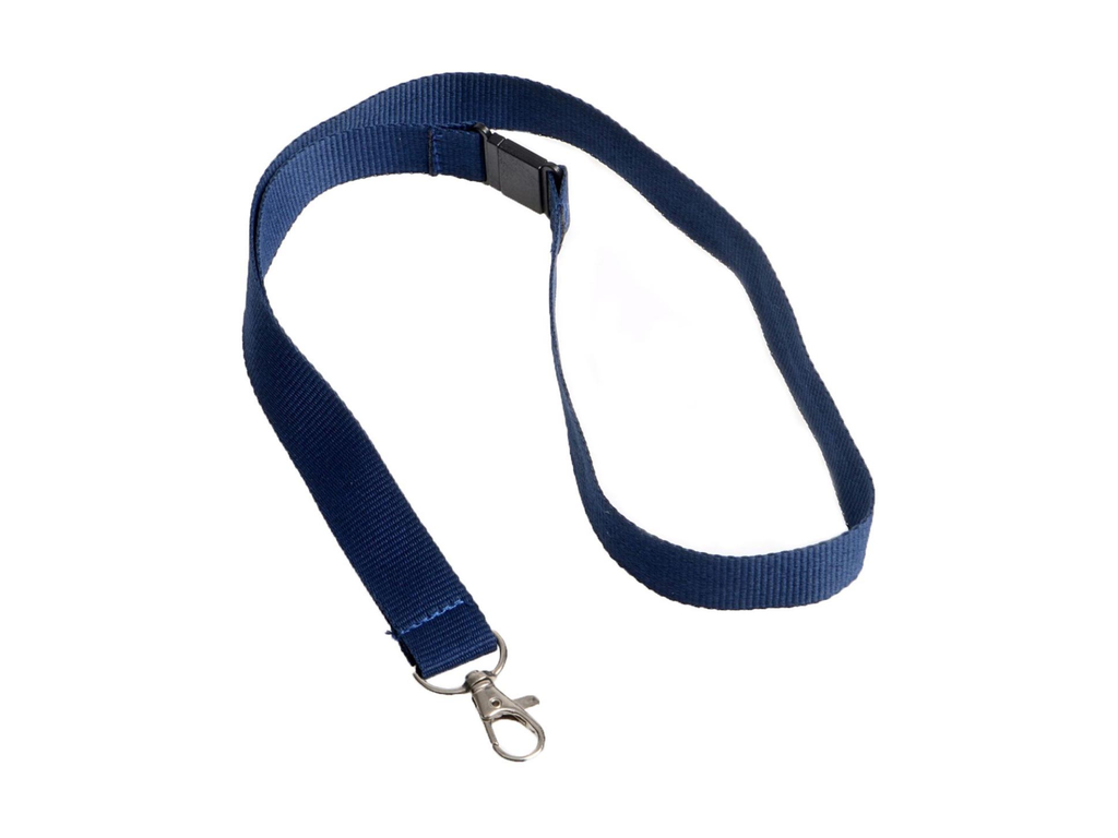 Badgekoord Europel blauw (10)