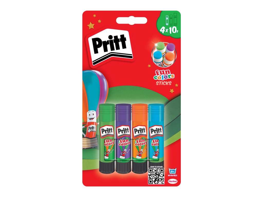 Plakstift Pritt fun colors 10g (4)