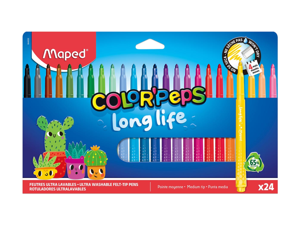 Viltstift Maped Color'Peps (24)