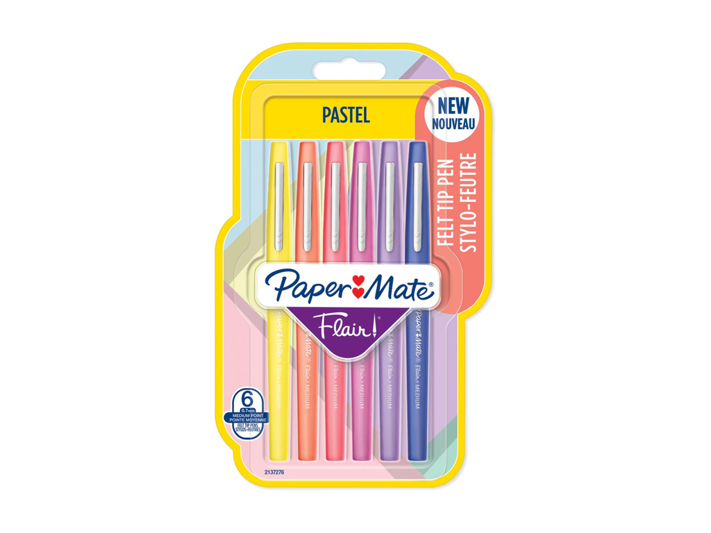 Fineliner Paper flair pastel assorti (6)