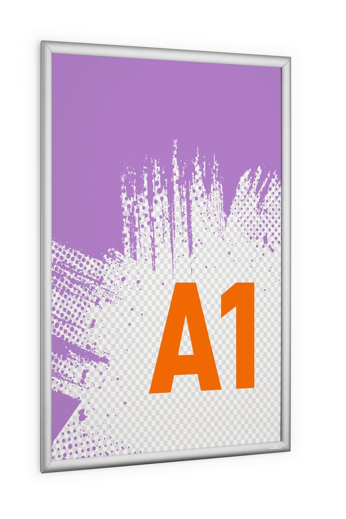 Kliklijst Durable aluminium OUTDOOR A1 zilver