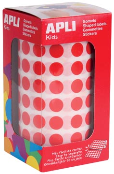 Etiketten Apli kids Ø 10,5mm op rol 