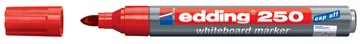 [TIM-2917002] Whiteboardmarker Edding e-250 ronde punt 1,5-3mm  (rood)