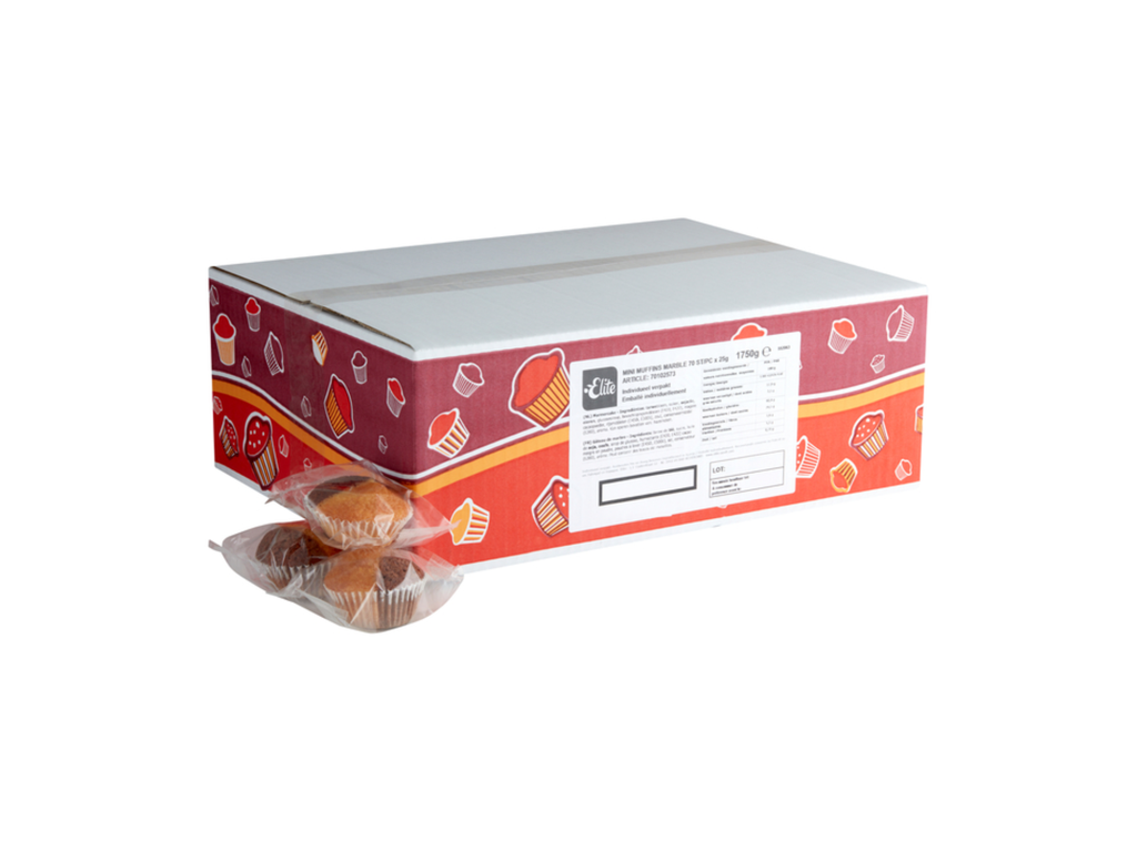 Mini muffins Elite marble (70)