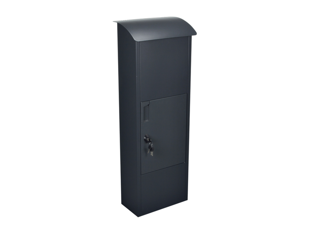 Pakketbrievenbus Helsinki 390x240x1053mm zwart 